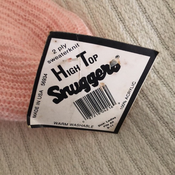 High top VTG cozy Snuggers acrylic 9-11 - Picture 2 of 5